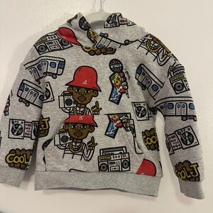 Gap × Rock the Bells Toddler Graphic Hoodie - Gray LL Cool J